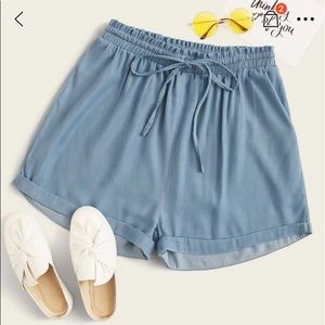 Soft denim shorts 4x